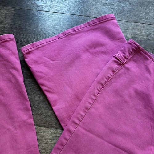 We The Free People Penny Pull-On Flare Jeans Hot Pink size 28 70s Hippie Boho - Picture 6 of 14