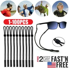 Sport Sunglasses Neck Strap Eyeglass Read Glasses Neck Cord Lanyard Holder Lot