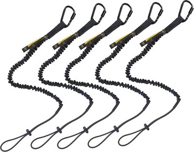 Safety Tether Tool Lanyard - 5 Pack Stretch Strap Safety Fall Protection Tools L