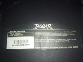 Atari Jaguar Console w/ OEM Controller & Sega OEM 3025-1 power supply & 2 games!