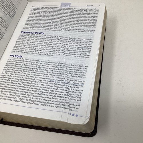 Nelson's NKJV Study Bible LARGE PRINT Bonded Leather Thomas Nelson - Picture 9 of 18