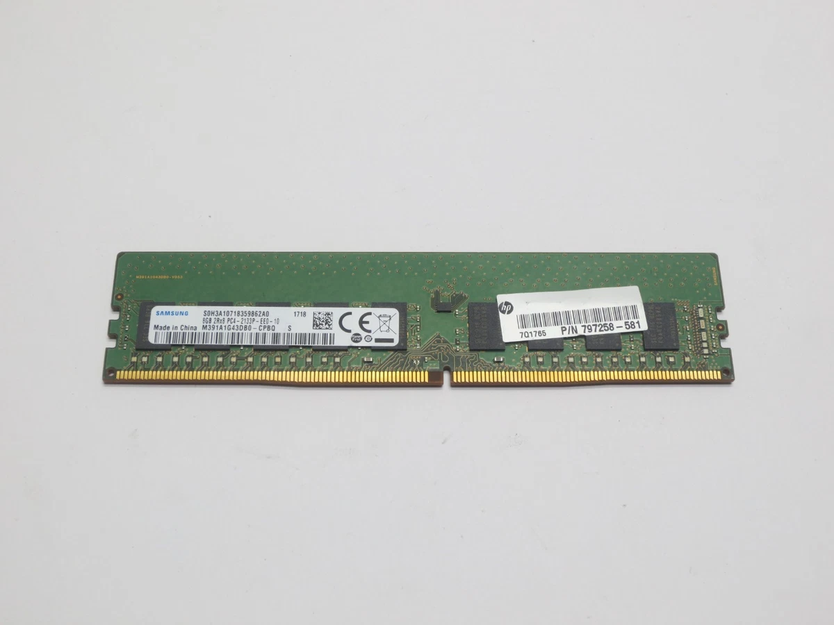 Samsung PC4-17000 (DDR4-2133) Bus Speed Computer RAM 8 GB Capacity