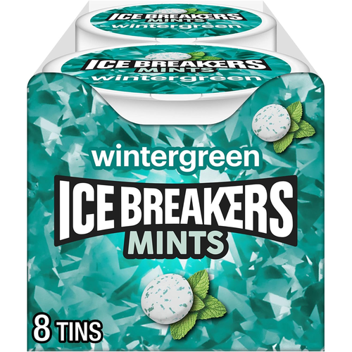 Wintergreen Sugar Free Mints Tins, 1.5 Oz (8 Count) - Picture 1 of 12