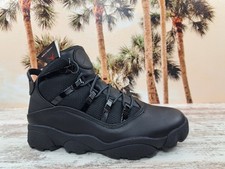 Air Jordan Winterized 6 Rings Triple Black Sneakers FV3826 001 Men's Size 8 NEW