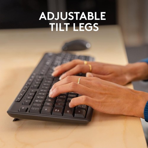 Logitech MK370 Combo for Business, Full-Size Wireless Keyboard and Wireless Mous - Afbeelding 2 van 10