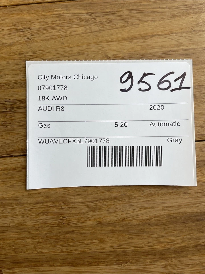 Audi R8 2018-2023 aire acondicionado condensador radiador 18 k millas Foto 2 de 4