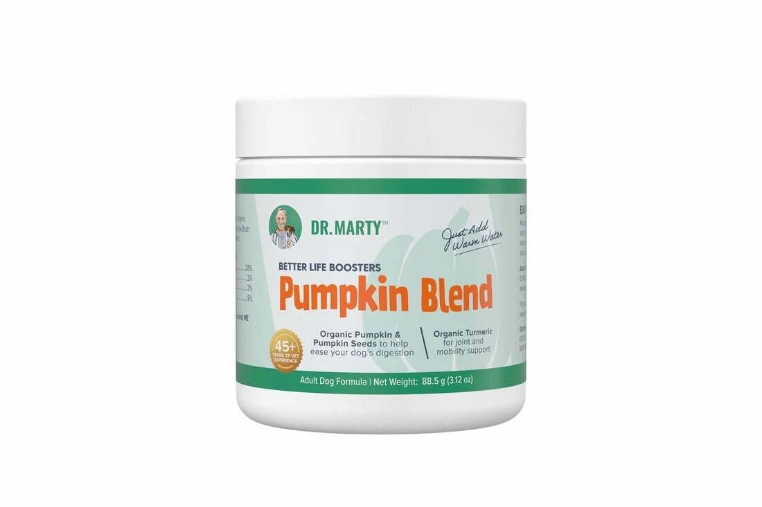 Dr Marty Better Life Boosters Pumpkin Blend Dog Food (pack of 2) EXP. DATE 10/26