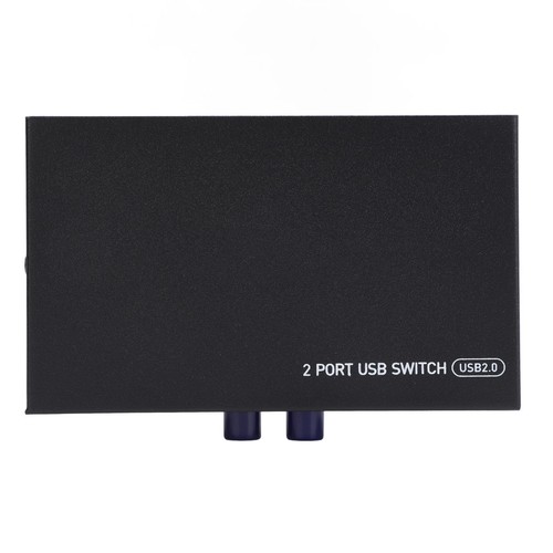 2 Port USB Switch Professional Efficient 2x Share 1 USB Device USB 2.0 Switch CB - Afbeelding 14 van 22