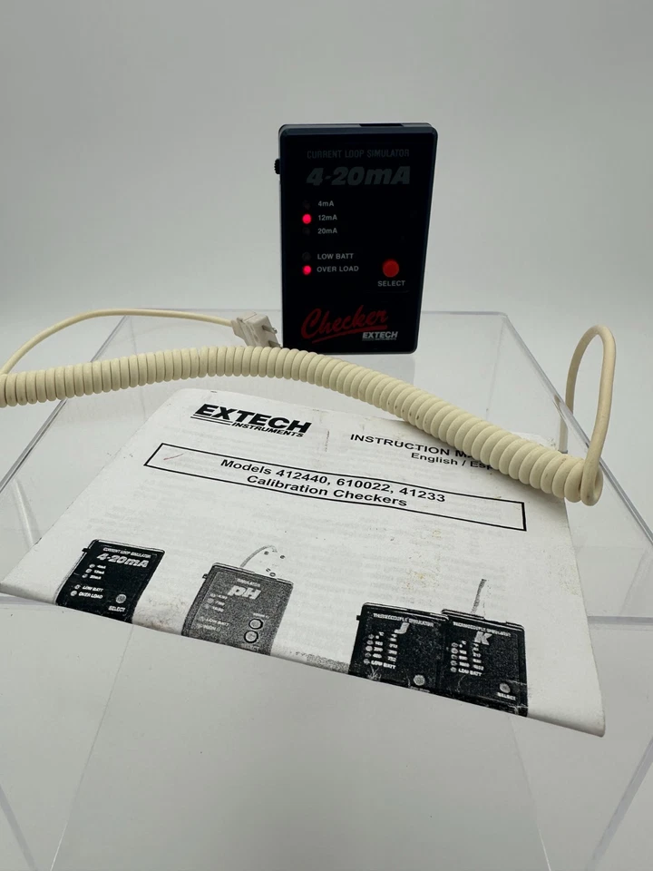 Extech Instruments Mod 412440 4-20 Ma Calibration Checker Current Loop Simulator - Image 2 of 4