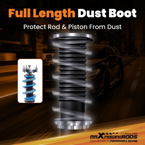 24 Way Damper Adjustable Coilovers Lowering Suspension Kit for Volvo S40 / C30 - Picture 11 of 17