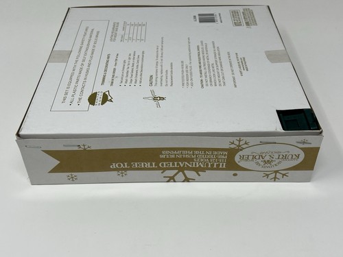 Albero di Natale illuminato colorato stella Kurt Adler Capiz Shell UL3088 - Foto 5 di 8