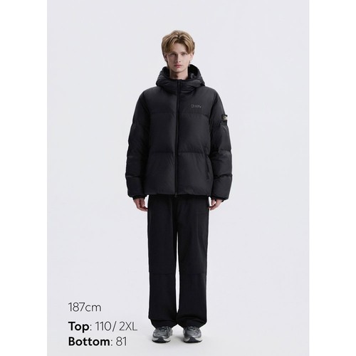 NATIONAL GEOGRAPHIC EIRA HOODED GOOSE DOWN JACKET N254UDW971 099 BLACK UNISEX - Bild 5 von 10