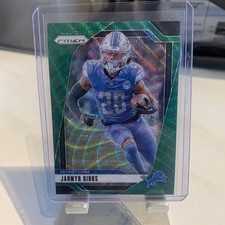 2024 Panini Prizm Jahmyr Gibbs Green Wave #93 - Lions