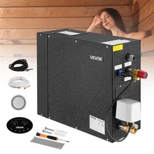 VEVOR 7.5kW Steam Generator with Controller for Home Sauna Spa Auto Drain Kit