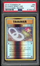 2016 Pokemon XY Evolutions Reverse Foil Slowbro Spirit Link #86 eBay 1/1 PSA 9
