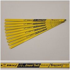 [QTY 10] Starrett BS 1224-BGT Bluestripe Hacksaw Blade 12"/300mm 24TPI HSS