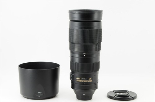 Nikon AF-S 200-500mm f/5.6 E ED VR Lens + Hood Near Mint From JPN #24079E - Picture 1 of 9