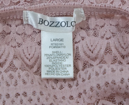 Damen Body Bozzolo Spitze ärmellos Lachs Größe M - Bild 5 von 5