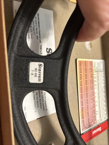 Starrett 7-8 micrometer T436XRL-8 made in USA New Open Box - Picture 2 of 5