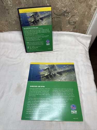 PADI Enriched Air Diving DVD Video and Manual 2009 Instructional Training - Picture 4 of 13