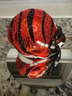 🔥 Joe Burrow Blinged Signed Cincinnati Bengals Mini Helmet - Fanatics COA 🏈