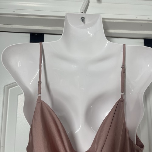 Intimate Free People Schlupfkleid Small Rosa Maxi Romantisch Sexy Fee Date Schlitz - Bild 7 von 17