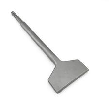 3 Inch Wide Tile & Thinset Scaling Chisel SDS-Plus Shank 3" x 10" Thinset Scr...