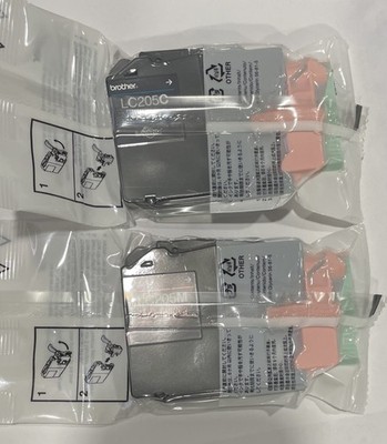 New Gen. Brother LC205M Magenta & LC205C Cyan XXL Xtra High Yield Ink Cartridges