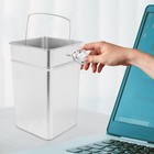 Metal Trash Can Inside Bucket Handle Large Capacity Bucket Garbage Storage