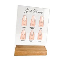Nail Art Display Board Salon Nail Color Showing Holder Nails Tips Charm Sample