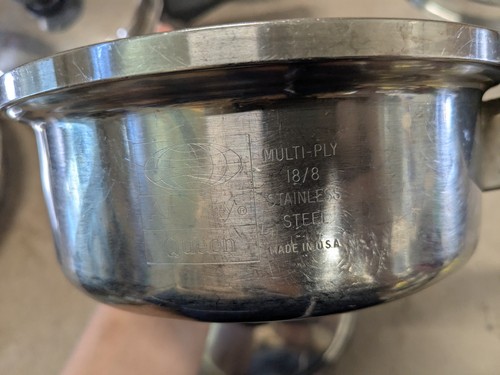 Amway Queen Kochgeschirr Set 3-lagig 18/8 Edelstahl Töpfe mit Deckel 11-teilig - Bild 10 von 24