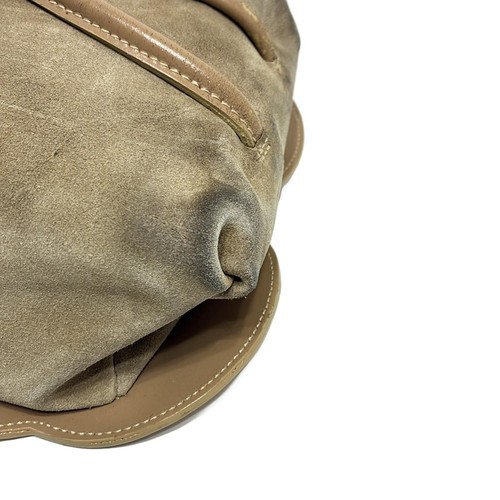 Auténtico TOUS - Mochila de gamuza de cuero beige - Imagen 5 de 9
