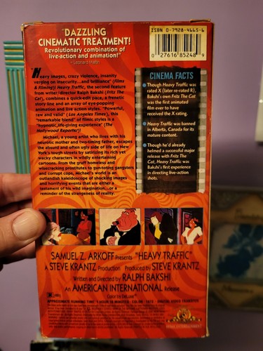 Heavy Traffic VHS (2000) MGM Avant-garde Cinema (Rare OOP)  - Picture 2 of 7