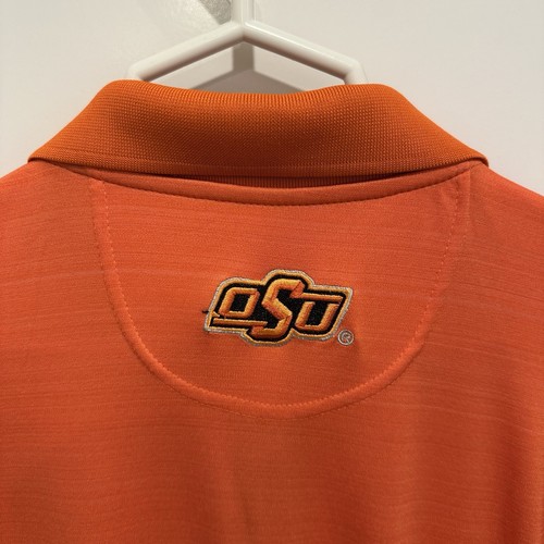 Oklahoma State Cowboys Poloshirt Herren XL Champion Kurzarm Orange OSU - Bild 11 von 15