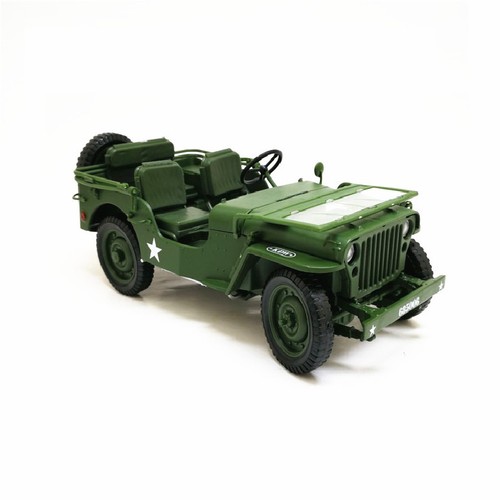 1:18 Willys WWII Tactical Truck Off-road Military Vehicle Model Ornaments Gift - Picture 2 of 10