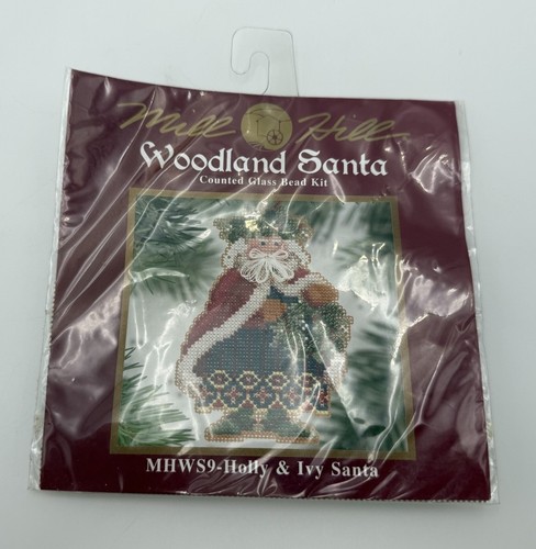 Mill Hill Counted Glass Bead Kits "Starlight Santas" & "Woodland Santa" ~ New - Bild 4 von 8