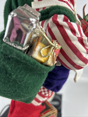 Papá Noel en movimiento animado navideño vintage con poste de luz. ¡Probado! - Imagen 12 de 14