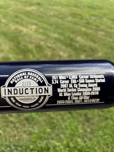 C.C. Sabathia Hall of Fame Cooperstown Induction Bat 52/500 New York Yankees - Picture 3 of 5