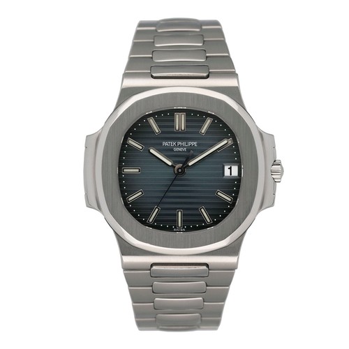 Patek Philippe Nautilus 5800/1A Blue Dial Mens Watch Box Papers