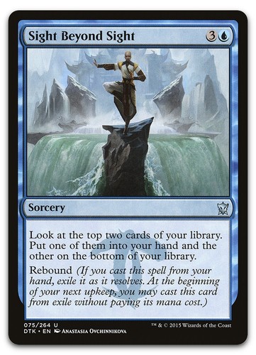 Sight Beyond Sight #75 (NM) Dragons of Tarkir DTK Magic MTG - Picture 1 of 2