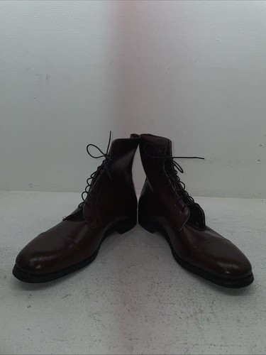 Neue braune Herren-Cowboystiefel zum Schnüren von Mariborough. 2351 494 9 D. 4-95 - Bild 3 von 8
