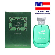 Hawas Tropical By Rasasi Eau De Parfum Spray 3.4Oz / 100Ml Men's Cologne New Box