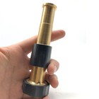  2PCS 5-Zoll-Messingschlauch Hochleistungs-einstellbare Düse (amerikanische 3/4