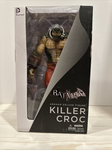 Batman Arkham Deluxe Figure Killer Croc 9.5" Figure DC Collectibles Sealed - 第 2/9 張圖片