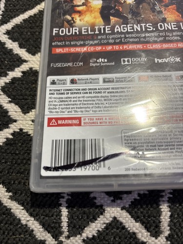 Fuse - PlayStation 3 - New / Sealed - Picture 3 of 4