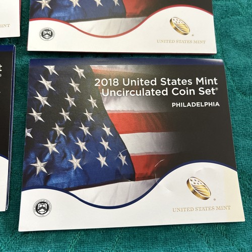 4 2018 United States Mint Uncirculated Coin Set Philadelphia & Denver - Picture 8 of 9