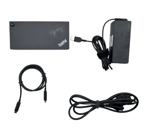 Lenovo Thinkpad USB-C Dock 40A9 mit USB3.0  + 90W NT + USB-C Kabel - B-Ware!!! - Bild 3 von 4
