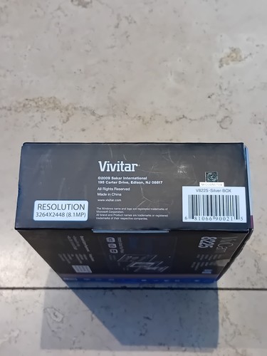 Vivitar Digital Camera Vivicam 8225 8.1MP Silver Boxed ;Perfect, With everything - Picture 15 of 16