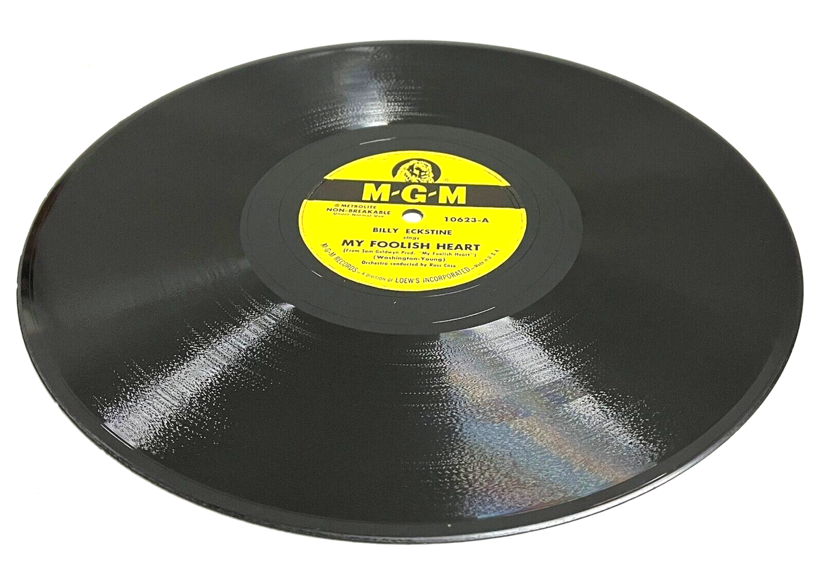 Billy Eckstine ~ My Foolish Heart/Sure Thing ~ 78 RPM 10
