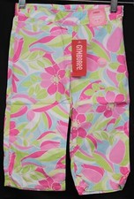2008 Gymboree Palm Springs sz 5 Flower Print Capri Pants Florida Vacation Beach